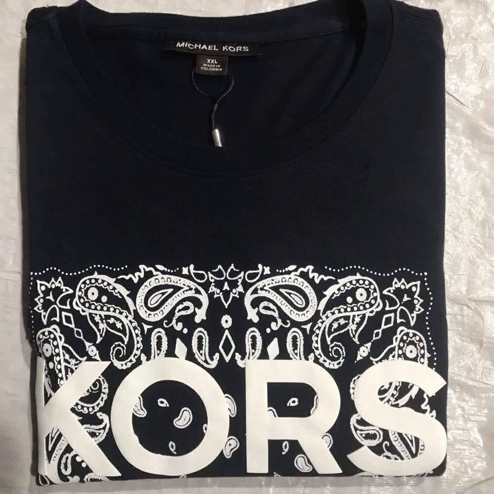 Michael Kors Men’s Paisley Block T-Shirt XXL - Picture 7 of 7